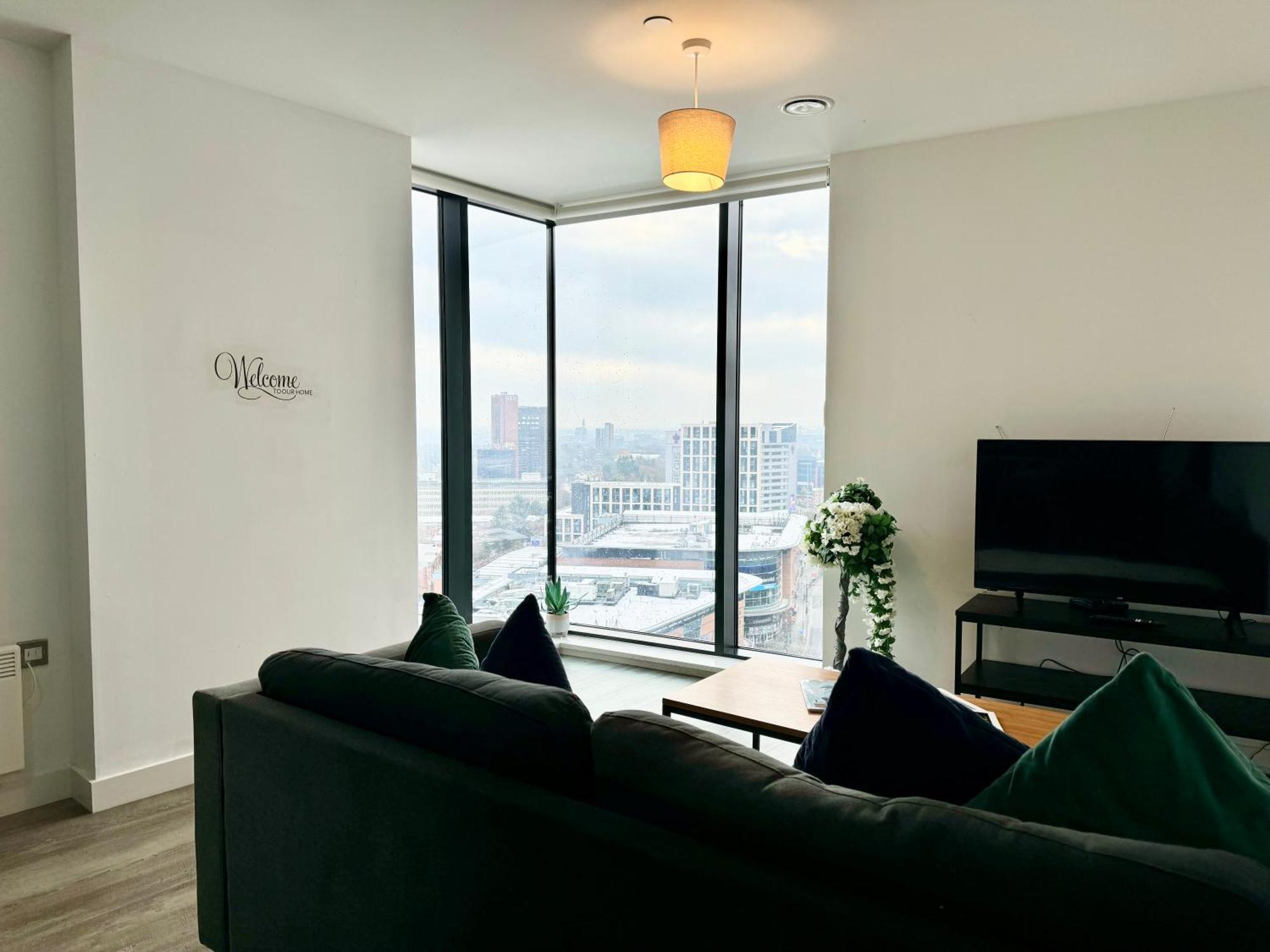 Premium Deals L Last-Minute Stay L 4 Min Walk To Birmingham Central Library L 18Th Floor 2 Bed 2 Bath City Centre Penthouse With Gym & Netflix By Jvt Short Lets Exterior foto